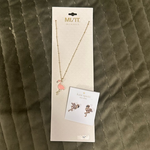 Kate spade ♠️ Bird’s the Word Flamingo Ears NWT - Picture 2 of 5